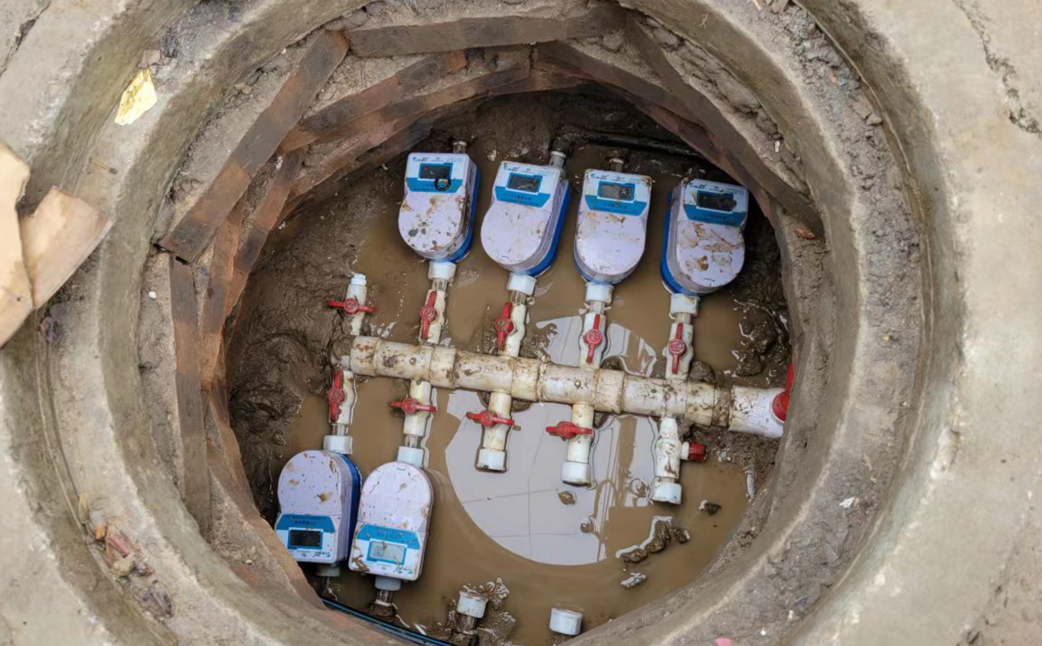 永濟市城鄉供水預付費水表安裝案例
